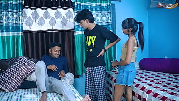 Lonely Desi Virgin Gets Ravaged By Two Hung Friends In Her Empty Home – Screaming In Hindi As They Take Turns Destroying Her Tight Pussy
