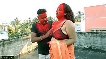 Lucky 18-year-old Tamil Stud Ravages Two Horny Milf Bhabhis In Filthy Amateur Threesome