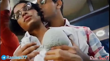 Young Babe Gets Wild And Loud On A Moving Bus, Moaning In Hindi As She Takes It Deep