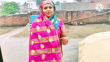 Sizzling Bhabhi Gets Pounded In The Rain With Hindi Moans