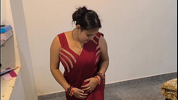 Bombastic Non-stop Fucking In A Blazing Red Saree