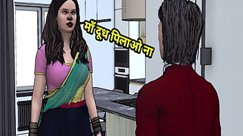 Desi Stepmom Gets Ravaged By Her Step Son In Hindi