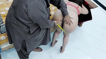Village Simpleton Gets Her Plump Rump Pounded Doggystyle By The Local Tailor, Rough And Raw With Dirty Hindi Whispers