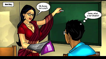 Savita Bhabhi’s Private Lessons: A Steamy Session With Her Eager Student