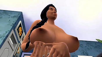 Desi Home Alone: Fucking A Busty Indian Widow Aunty With Wickedwhims