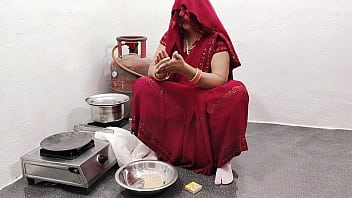 Sweaty, Forbidden Passion Between A Lustful Sister-in-law And Her Eager Younger Brother-in-law, Tearing Off That Crimson Sari For Raw, Carnal Pleasure