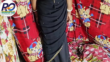 Bhabhi’s Black Saree Seduction: Wet Pussy Moans And Hindi Dirty Talk