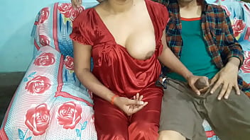 Sultry Indian Wife Seduces In A Sheer Nighty Under The Moonlight