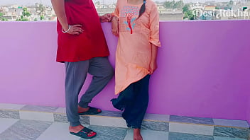 Sweaty Balcony Fucking With My Brother’s Wife | Rough Doggystyle Moans In Hindi