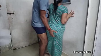 Sizzling Indian Bhabhi’s Gown-clad Seduction