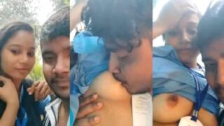 Campus Coed’s Public Titty Feast