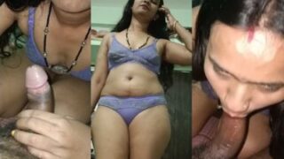 Desi Bhabhi’s Sloppy Blowjob Leads To Intense Hardcore Pounding