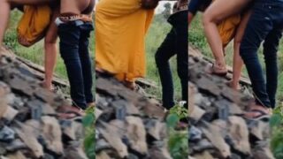 Desi Laborer’s Wild Outdoor Romp With Her Boss Captured In Steamy Marathi Mms