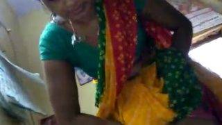 Village Maid’s Sari Lifted And Taken Hard On Camera