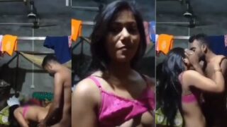 Bold Young Stud Pounds His Wife’s Tight Cunt In Leaked Indian Sex Tape