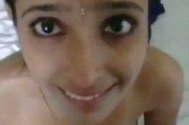 Dripping With Her Husband’s Seed, The Stunned Indian Bride Swallows His Salty Surprise.
