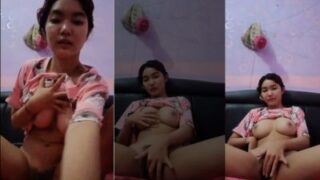 Sultry Kathmandu Beauty Pleasures Herself In Steamy Nepali Solo Scene