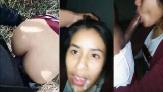 Sweaty Outdoor Desi Sex Scene: Girlfriend Gets A Thick Facial Load