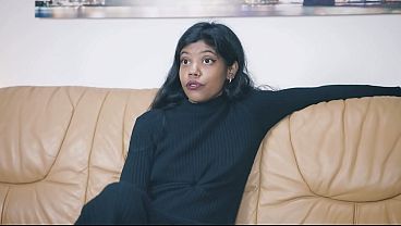 Sultry Ex-tv Star Desi Devi Sprawls Across Our Casting Couch, Ready For A Private Audition