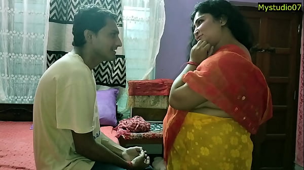 Sultry Indian Bhabhi Corrupts Naive Young Stud With Unfiltered Moans