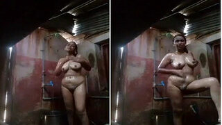 Sultry South Indian Spouse’s Steamy Secret Shower Video For Her Man