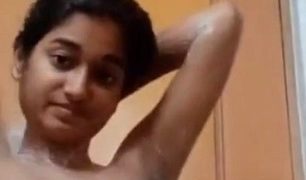 Sultry Indian Teen’s Private Shower Session