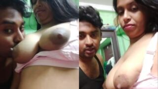 Watch This Kinky Guy Suck And Chew On Huge Milky Boobs In A Hot Indian Sex Video