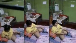 Bangladeshi Boyfriend Watches His Sexy Hostel Girl Pleasure Herself On Video Call