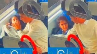 College Couple Caught Fucking In Metro Goes Viral