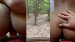 Couple Gets Off On The Scenery While Pounding Hard In That Leaked Porn Clip