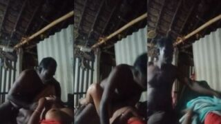 Old Villager Gets Rough And Dirty With His Buddy’s Woman