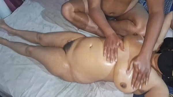 Desi Indian Hot Bhabhi Completely Exposed Sensual Massage