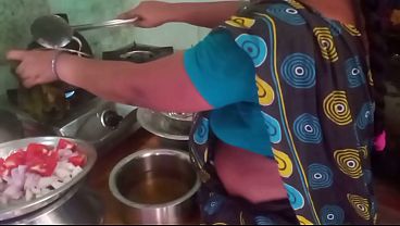 Hot Indian Wife Gets Wild In The Kitchen With Her Lover