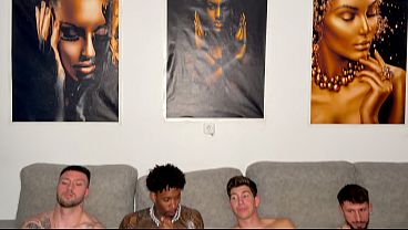 Interracial Gangbang: Double Penetration With A Desperate Indian Slut